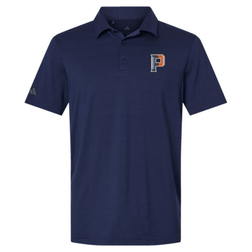 Adidas Men's Textured Stripe Polo Thumbnail