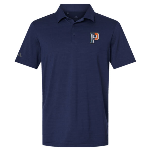 Adidas Men's Textured Stripe Polo Thumbnail