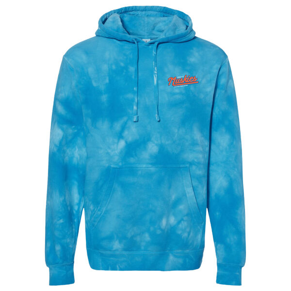Midweight Tie-Dyed Hooded Sweatshirt Thumbnail