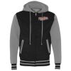 Unisex Heavyweight Varsity Full-Zip Hooded Sweatshirt Thumbnail