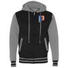 Unisex Heavyweight Varsity Full-Zip Hooded Sweatshirt Thumbnail