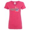 Women’s Glitter V-Neck T-Shirt Thumbnail